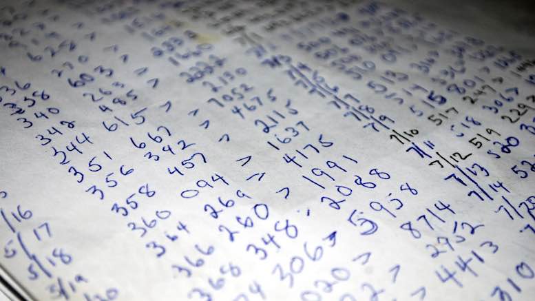 numbers-on-paper