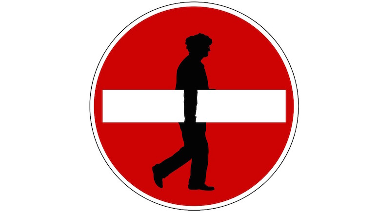 man-stop-signal