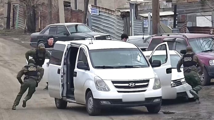 Kazakhstan SMS blaster arrest April 2026